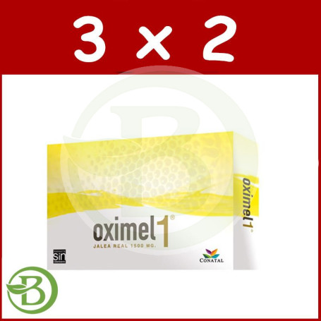 Pack 3x2 Oximel 1 Jalea Real 1500Mg. 20 Ampollas Conatal