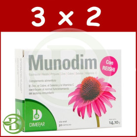 Pack 3x2 Munodim 470Mg. 30 Cápsulas Dimefar