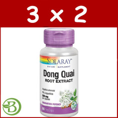 Pack 3x2 Dong Quai 60 Gélules Solaray