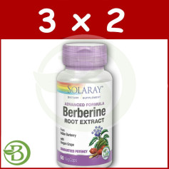 Pack 3x2 Berbérine 60 Gélules Solaray