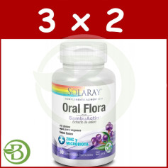 Pack 3x2 Sambuactin Flore Orale 30 Comprimés Solaray