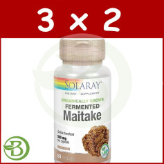 Pack 3x2 Maitake 500Mg. 60 gélules Solaray