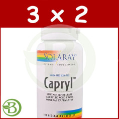 Pack 3x2 Capryl 100 Gélules Solaray