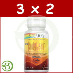 Pack 3x2 Small New Body Lean 30 Cápsulas Solaray