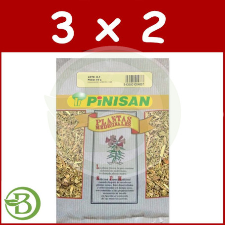 Pack 3x2 Bolsa Llantén Hojas 40Gr. Pinisan