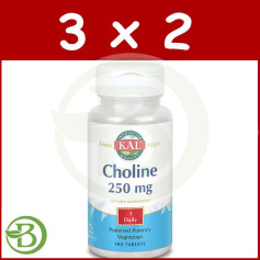 Pack 3x2 Comprimés Choline 100 Kal