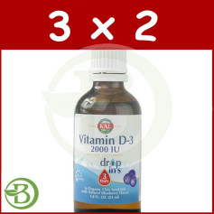 Pack 3x2 Vitamine D3 53Ml. Kal