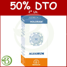 Holoram Alegrum 60 Gélules Pack Equisalud (2ème unité à 50%)