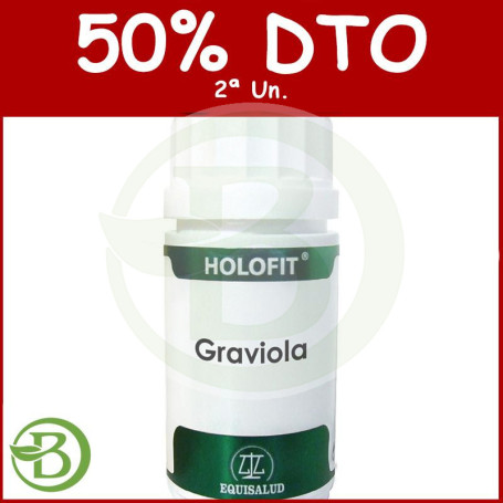 Holofit Graviola 50 Cápsulas Equisalud Pack (2a Ud al 50%)