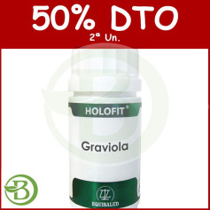 Holofit Graviola 50 Gélules Equisalud Pack (2ème unité à 50%)