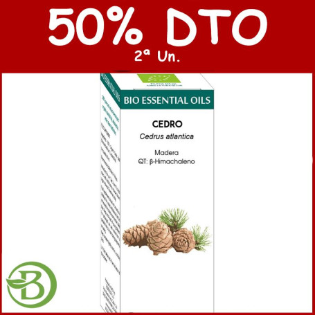 Bio Essential Oil Cedro 10Ml. Equisalud Pack (2a Ud al 50%)