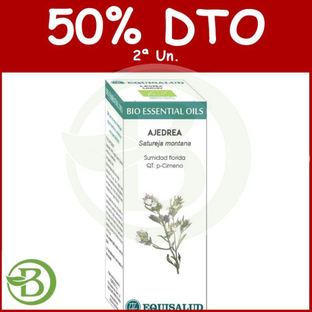 Bio Essential Oil Ajedrea 10Ml. Equisalud Pack (2a Ud al 50%)