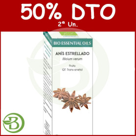 Bio Essential Oil Anis Estrellado 10Ml. Equisalud Pack (2a Ud al 50%)