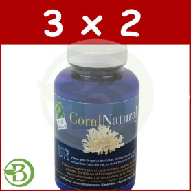 Pack 3x2 Coralnatural 90 Cápsulas 100% Natural