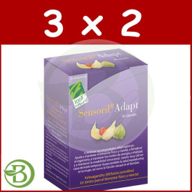 Pack 3x2 Sensoril Adapt 60 Cápsulas Cienporcien Natural