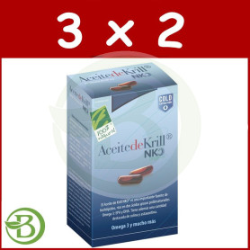 Pack 3x2 Aceite de Krill NKO 120 Cápsulas 500Mg. 100% Natural