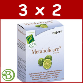 Pack 3x2 Metabolicare 60 Cápsulas 100% Natural