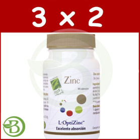 Pack 3x2 Zinc 90 Cápsulas 100% Natural