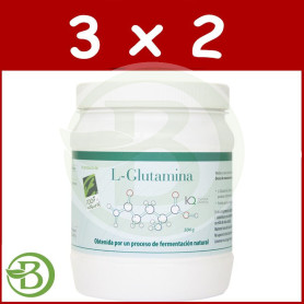 Pack 3x2 L-Glutamina 504Gr. 100% Natural