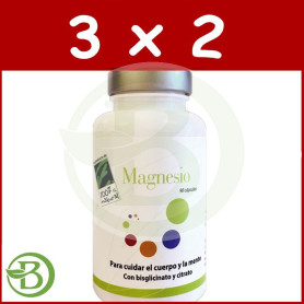 Pack 3x2 Fitomagnesio 90 Cápsulas 100% Natural