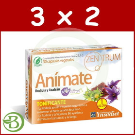 Pack 3x2 Zentrum Animate 30 Cápsulas Ynsadiet