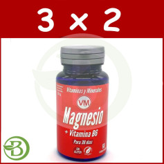 Pack 3x2 Magnésium + Vitamine B6 Contenant de 60 Comprimés Ynsadiet