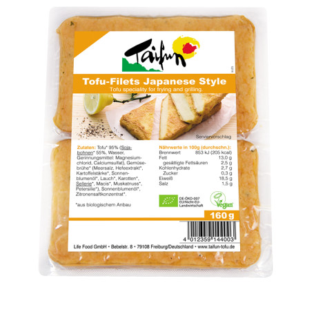 Filets de Tofu à la Japonaise Bio 160Gr. Taifun