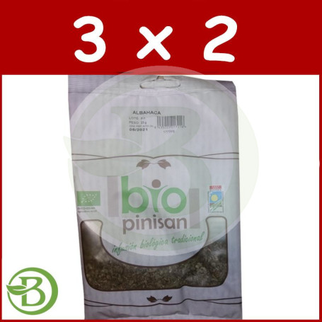 Pack 3x2 Albahaca Bio 25Gr. Pinisan