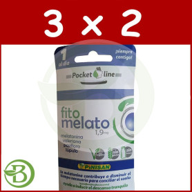 Pack 3x2 Fito Melato 1.9Mg. 10 Cápsulas Pinisan