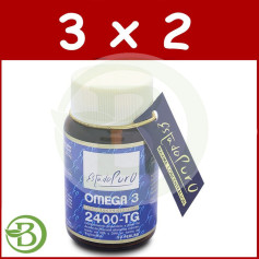 Pack 3x2 Oméga 3 2400-TG 90 Perles Etat Pur