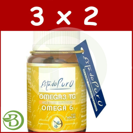 Pack 3x2 Omega 3 Tg - Omega 6 100 Perlas Estado Puro - Tongil