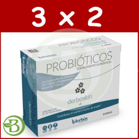 Pack 3x2 Derboskin 30 Capsulas Derbos