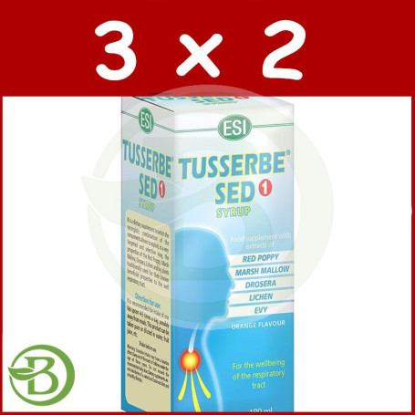 Pack 3x2 Tusserbe Sed 1 180Ml. ESI - Trepat Diet