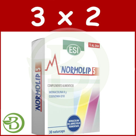 Pack 3x2 Normolip 5 30 Capsulas Esi