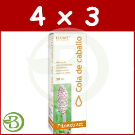 Pack 4x3 Fitoextract Cola Caballo 50Ml. Eladiet