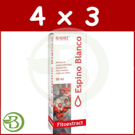 Pack 4x3 Fitoextract Espino Blanco 50Ml. Eladiet