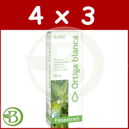 Pack 4x3 Fitoextract Ortiga Blanca 50Ml. Eladiet