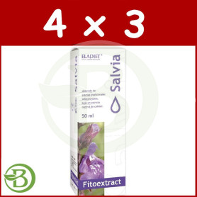 Pack 4x3 Fitoextract Salvia 50Ml. Eladiet