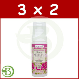 Pack 3x2 Mousse Desmaquillante Rosa Mosqueta Bio 150Ml. Drasanvi