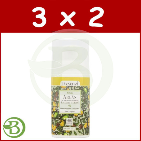 Pack 3x2 Serum Facial Argán Bio 30Ml. Drasanvi