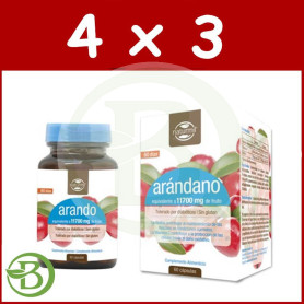 Pack 4x3 Arandano 60 Cápsulas Naturmil