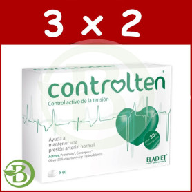 Pack 3x2 Controlten 60 Comprimidos Eladiet