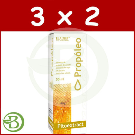 Pack 3x2 Fitoextract Propoleo 50Ml. Eladiet