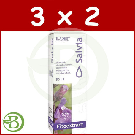 Pack 3x2 Fitoextract Salvia 50Ml. Eladiet