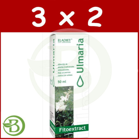 Pack 3x2 Fitoextract Ulmaria 50Ml. Eladiet