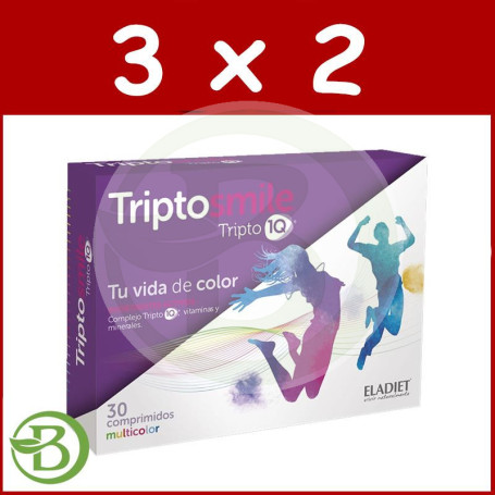 Pack 3x2 Triptosmile 30 Comprimidos Eladiet