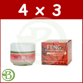 Pack 4x3 Ungüento Balsamo Jengibre 50Ml Feng