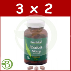 Pack 3x2 Rhodiola (Rhodiola Rosea) Aide Santé