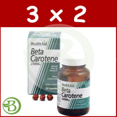 Pack 3x2 Bêta Carotène 23000UI Aide Santé