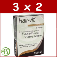 Pack 3x2 Hair-Vit Aide Santé